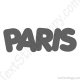Stickers ville Paris