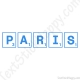 Stickers Paris jeu de société