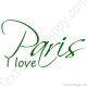 Stickers I love Paris