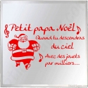 Stickers petit papa Noël