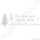 Stickers chanson de Noël