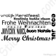 Stickers Joyeux Noël dans toutes les langues