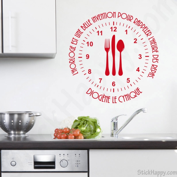 Sticker frigo citation Küche, cuisine, cozinha - stickers STICKERS  CITATIONS - ambiance-sticker
