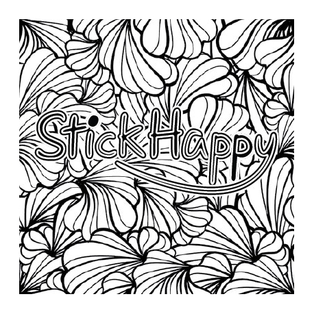 Rénovation de votre logo noir et blanc - StickHappy.com