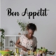 Stickers phrase Bon Appétit